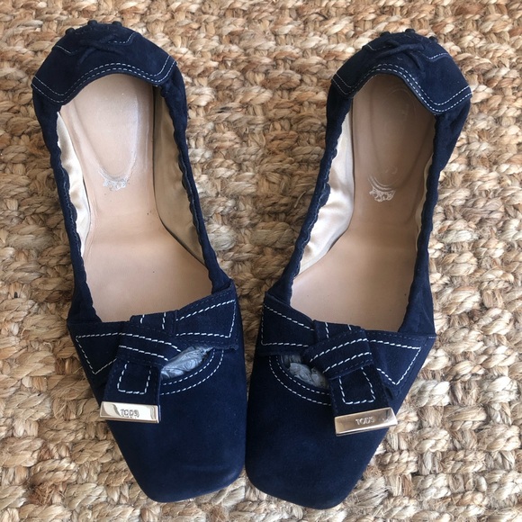 Tods Suede Driving Moccasin or Ballet Flat. Vintage. Size 39.5 - Picture 2 of 15